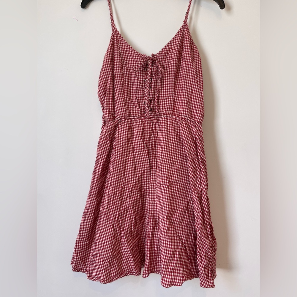 American Rag red plaid dress